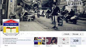 Đồng loạt thay avatar mừng sinh nhật trường Chu Văn An