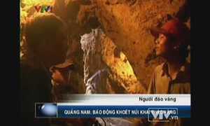 Theo chân phu vàng thách đố tử thần, khoét núi đào vàng