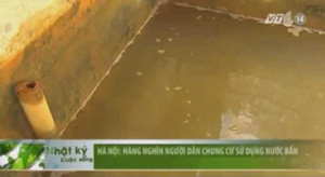 Giữa Thủ đô, hàng ngàn người dùng nước bẩn