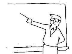 Khi thầy hút thuốc, nói nhảm trên bục giảng