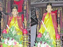 Giật mình với bức tượng đứng lên ngồi xuống ở Hải Phòng