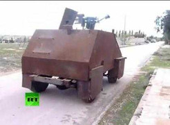 Xe tăng tự chế 'độc' chưa từng thấy