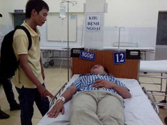 Bảo vệ Lotte Mart đánh nhân viên giao hàng phải đi viện