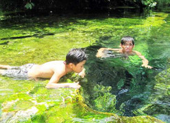 Thấy người chìm dưới nước, 4 em nhỏ lao xuống cứu