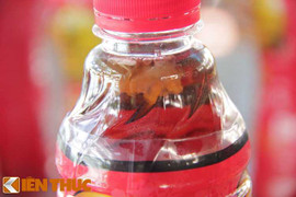 'Vật thể lạ' trong chai trà nhãn Dr.Thanh ở Vũng Tàu