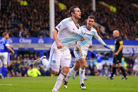 Everton 1-2 Chelsea: Vinh danh Lampard