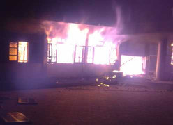 TP.HCM: Ngân hàng bị thiêu rụi lúc nửa đêm