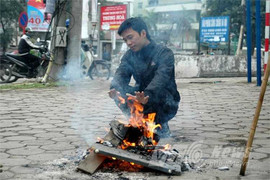 Miền Bắc tiếp tục rét hại thêm một tuần nữa