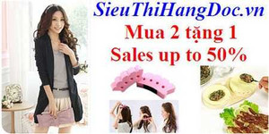 Thời trang, đồ dùng gia đình giảm giá 50%