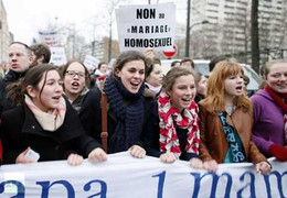 Pháp: Hàng trăm ngàn người phản đối hôn nhân đồng tính