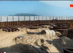Video: Đào bãi biển Nha Trang xây dựng vũ trường ngầm
