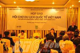 Họp báo công bố Hội chợ du lịch quốc tế Việt Nam 2013