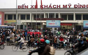 Hà Nội: Tăng giá vé xe trước Tết 20 ngày