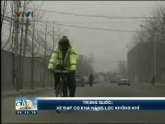 Trung Quốc: Độc đáo 'Xe đạp biết thở'