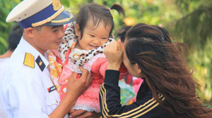 Không khí đón Tết ở 'làng Trường Sa giữa đất liền'