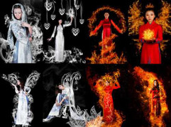 Hoa khôi ĐH FPT hóa thân thành thần lửa