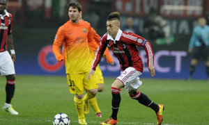 Messi im thin thít, Barca thảm bại trước AC Milan