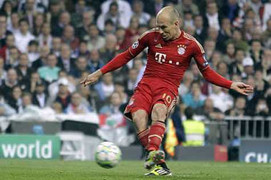 Siêu phẩm của Robben khiến cả thế giới sững sờ