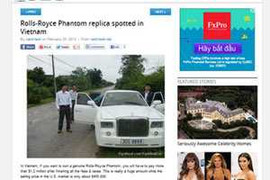 Rolls-Royce ‘made in Vietnam’ lên báo Tây