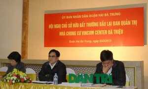 Khu căn hộ VCC Bà Triệu đã bầu được Ban Quản trị mới