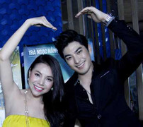 Trà Ngọc Hằng úp mở tình cảm với bạn diễn Hàn Quốc