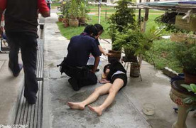 Nhập cư lậu, cô gái Việt rơi từ tầng 3 xuống đất