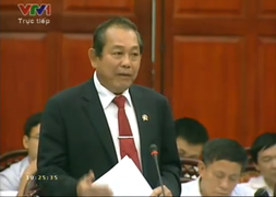 Trực tiếp: Quốc hội chất vấn Chánh án TAND tối cao