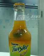 'Vật thể lạ' trong chai nhãn cam ép Twister