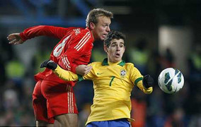 Ghi bàn phút cuối, Brazil may mắn cầm hòa Nga