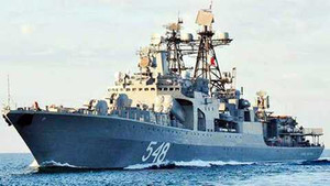 Chiến hạm Nga tập trận bắn đạn pháo trên Biển Đông