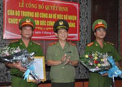 Đà Nẵng có hai Phó Giám đốc Công an mới