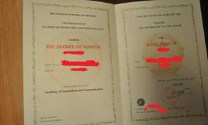 Thu lại 270 bằng thạc sĩ sai chính tả