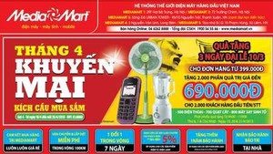 Media Mart ưu đãi lớn nhân dịp Giỗ Tổ