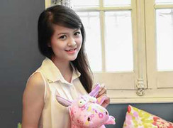 Hoa khôi Hằng Nga chia sẻ về ‘chàng ngốc’ của mình