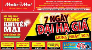 Media Mart gây sốc với “7 ngày đại hạ giá” mừng đại lễ