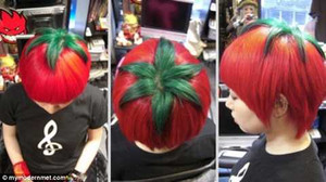 Lạ mắt trào lưu tóc cà chua của giới trẻ Nhật