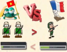 HS làm clip chiến thắng Điện Biên Phủ đẹp mắt