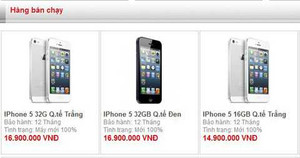 Giá iPhone tiếp tục giảm mạnh