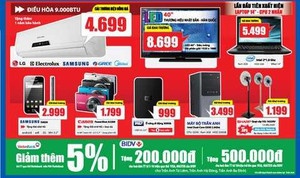 Khuyến mại lớn mừng Trần Anh khai trương siêu thị mới