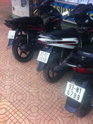 Bộ đôi Honda Air Blade và SH biển đẹp ở Bình Phước