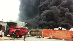 Cháy lớn một công ty ở Bắc Ninh