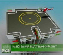 Clip: Trực thăng chữa cháy Hà Nội có gì đặc biệt?