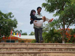 Hy hữu thi tốt nghiệp: Thí sinh gẫy xương đùi