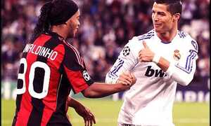 Ronaldo, Ronaldinho ghi siêu phẩm kiểu slow-motion