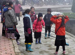 Sa Pa rét co ro giữa mùa hè