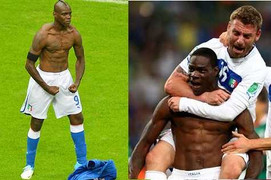 Nóng 24h: Balotelli chăm chăm khoe cơ thể