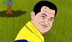 Clip: Cựu Tổng thống Hugo Chavez lên phim hoạt hình