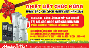 Media Mart tặng quà tri ân ngày báo chí Việt Nam