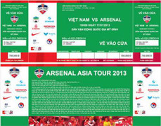 Không tăng giá vé trận Việt Nam-Arsenal