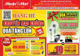 Mua hàng 599.000 đồng tặng quà 2,68 triệu đồng